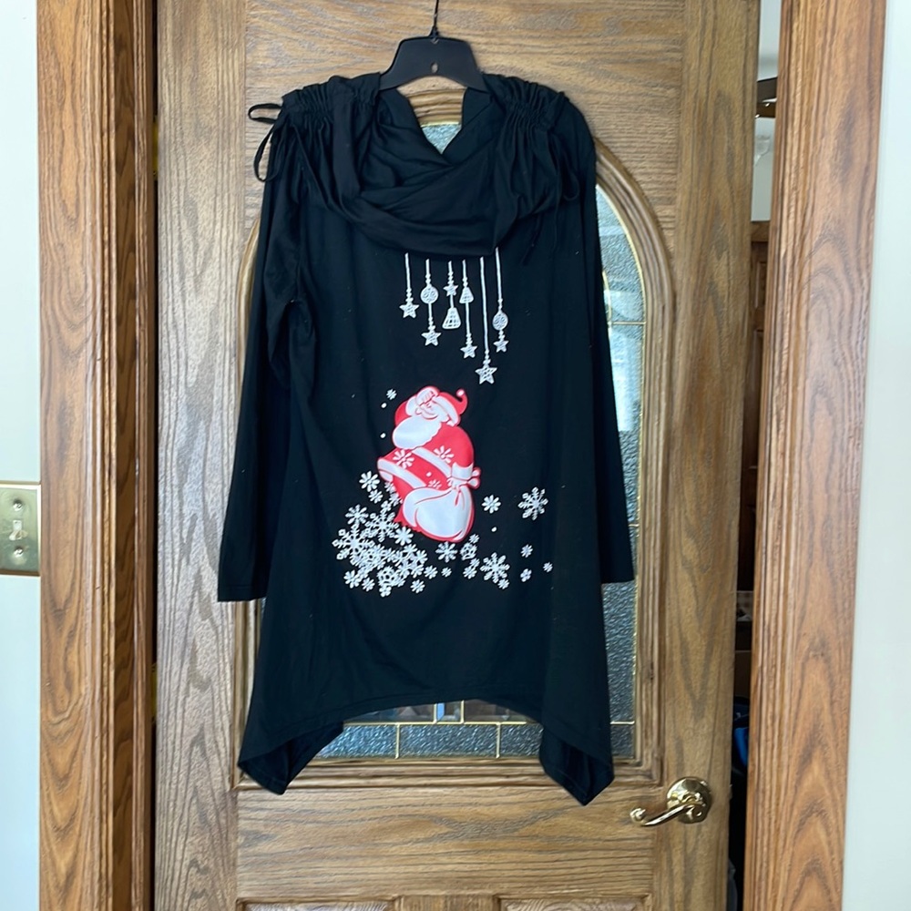 5xl Santa shirt with adjustable collar